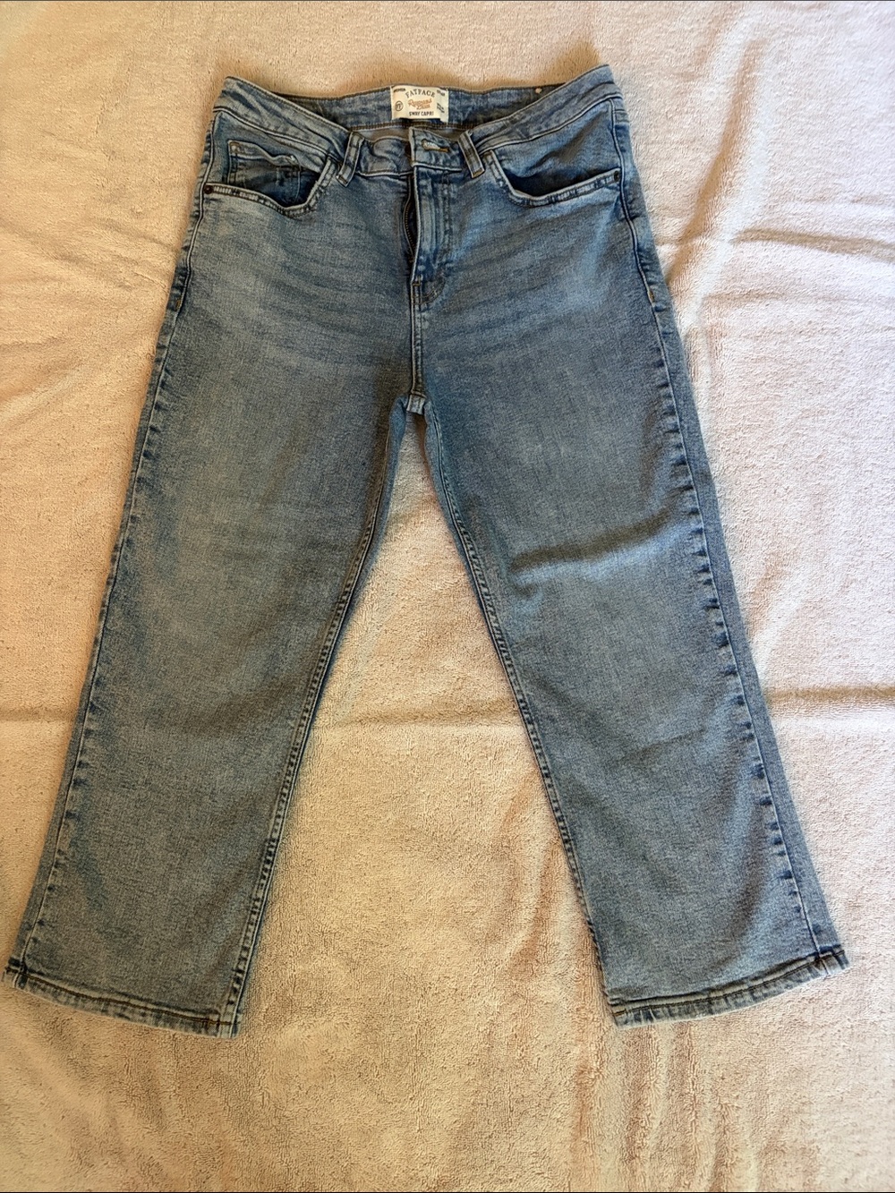 FATFACE Blue Sway Capri Jeans